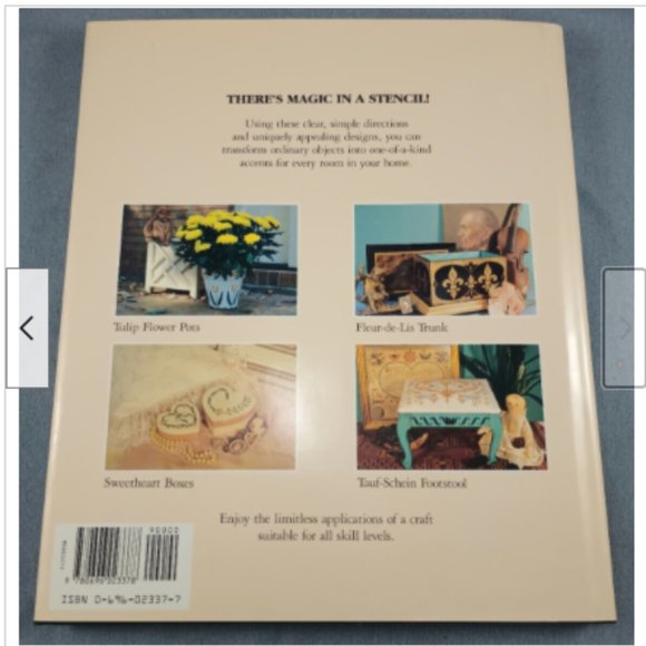 Country-Style Stenciling Pattern Book Home Decor Craft Margaret Boyle Hard Cover - Picture 3 of 3